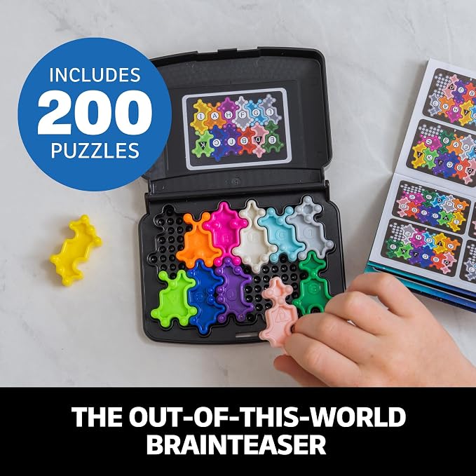 Educational Insights Kanoodle Cosmic - 3D Brain Teaser Puzzles for Kids, Spatial Puzzle Games for Adults, Teens and Kids, Problem Solving Toys and Logic Puzzles, Single Player Games