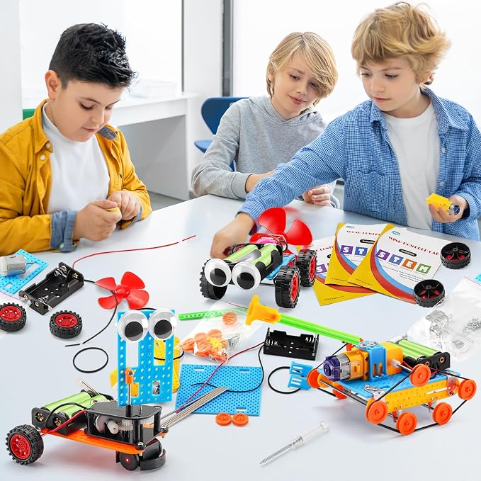 Robot STEM Kits for Kids Age 6-8 8-10, STEM Toys for Boys Crafts Ages 8-13 | Science Building Kits for Kids 5-7 8-12, Robotics Engineering Experiments, 8 9 10 11 12-14 Year Old Boys Girls Birthday Gifts