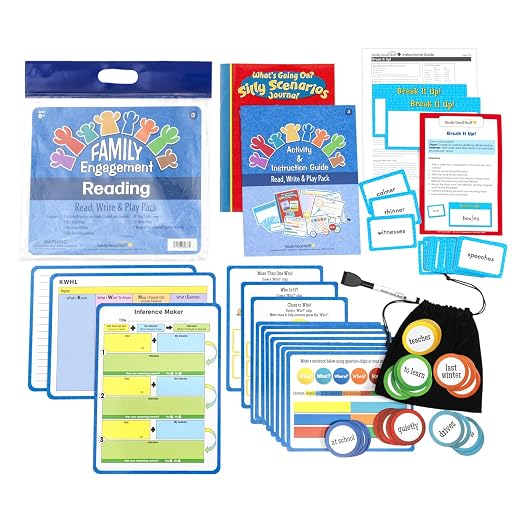 Really Good Stuff Family Engagement Reading, Read, Write & Play Pack | Ages 8+, Grades 3+