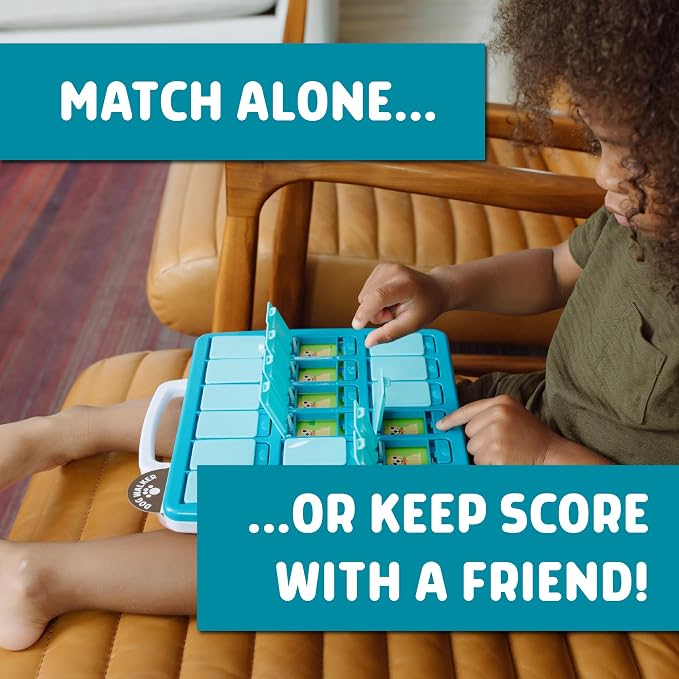 Chuckle & Roar - 40 Activities on 20 Cards - Grow-with-Me Game Modes | Travel Friendly Matching Game, Grow With Me Levels, Fine Motor Skills, Educational, Giftable