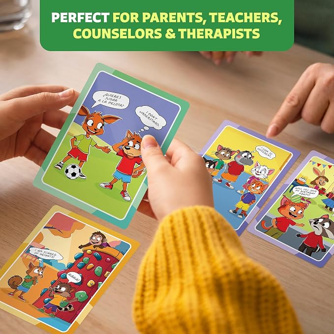 Who What Why Diversity Conversation Cards for Kids, SEL Game, Ages 4+ | Empathy, disability awareness, social skills, coping skills, culture, traditions, therapy and family discussions