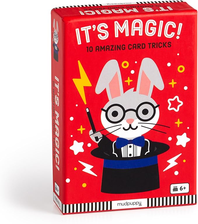 Mudpuppy - It's Magic! Card Games for Kids | Ages 6+, Classic Tricks, Instructions Included, Great for Parties, Family Fun, Screen-Free Play, FSC Certified