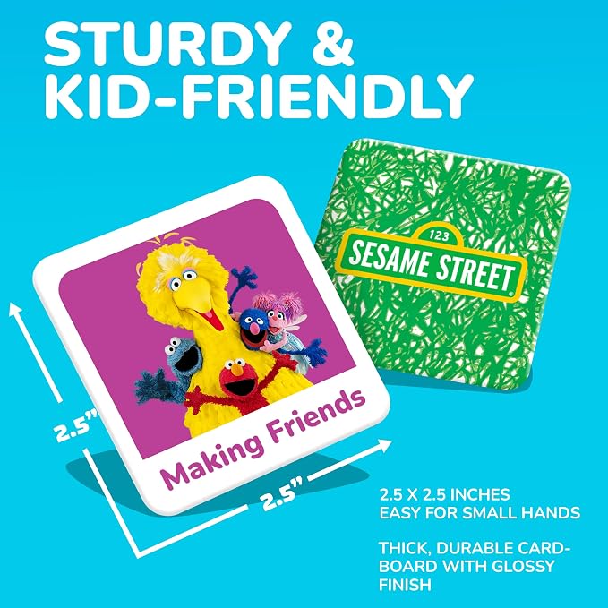 MasterPieces Kids Games - Sesame Street Matching Game - Fun for Kids and Family - Laugh and Learn