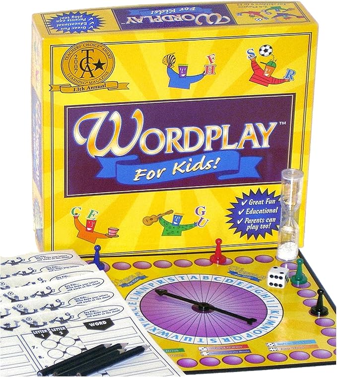 Wordplay for Kids — A Fast-Paced, Award-Winning Game Filled with Fun Word Challenges — Great for the Whole Family, Ages 6 & Up
