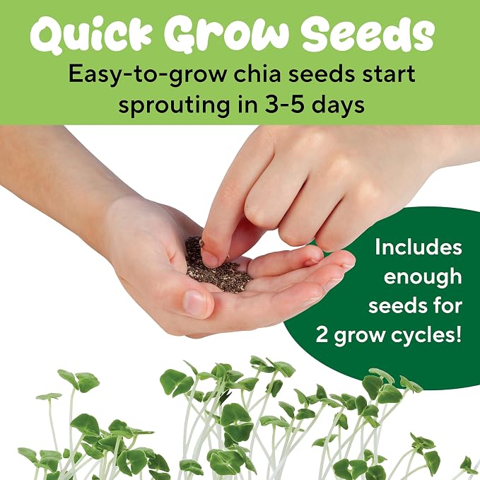 Creativity for Kids Plant-a-Pet Barnyard Pig Kit | Decorate, Plant & Grow Your Own Pet | Chia Seed Gardening Craft | Spring Crafts & Screen-Free Kids Activity (Ages 6+)