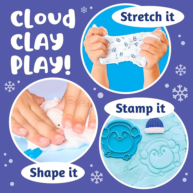 Creativity for Kids Sensory Pack: Winter - Toddler Christmas Crafts | Holiday Crafts for Kids| Sensory Toys for Toddlers, Travel Toys and Stocking Stuffers for Kids (Ages 3+)
