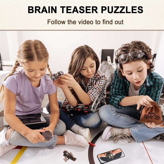 9pcs Metal Puzzle for Adult Disentanglement Puzzles Lock Gift for Adults