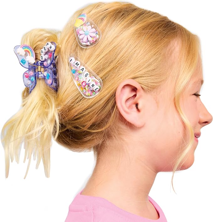 Creativity for Kids Chic Boutique Hair Clips: Create 6 DIY Hair Clips, Crafts and Birthday Gifts for Girls, Girls Toys for and Summer Activities for Kids (Ages 6+)