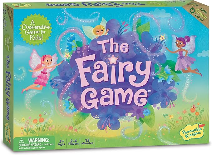 Peaceable Kingdom The Fairy Match Game - an Enchanting Board Game for 2-6 Kids Ages 5+ | Enchanting matching game—collect fairy cards and race to fill your garden. Builds memory and matching, ages 5+