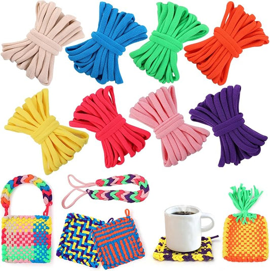 IQKidz 224 PCS Loom Loops Refill for Potholder Weaving Loom Kit Toys, Elastic DIY Arts and Crafts Loops Supplies for Kids Beginners, Perfect Birthday Gifts for 5 6 7 8-12 13 Year Old Girls