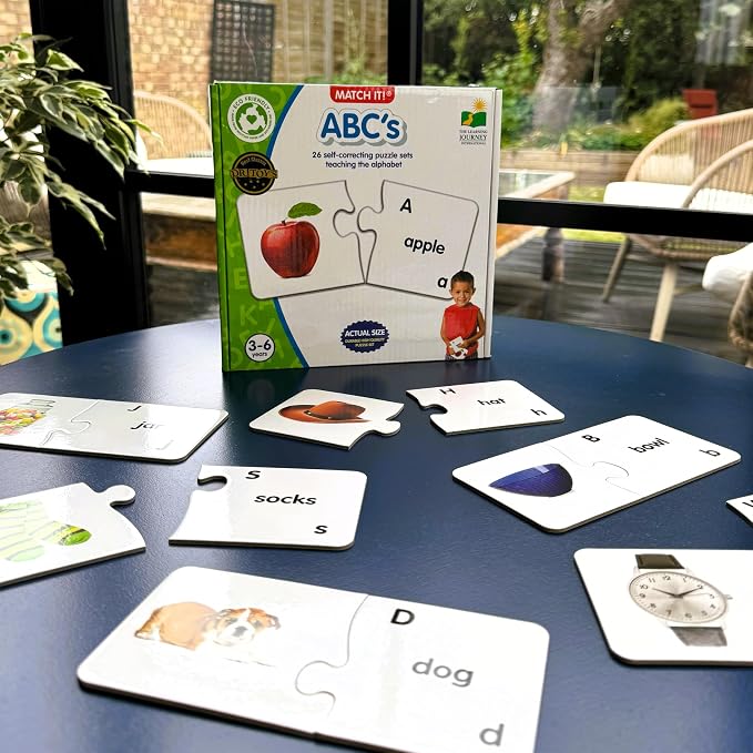 The Learning Journey: Match It! - ABCs - ABC Puzzle, Alphabet Puzzles for 2 Year Olds, Alphabet Puzzles For Kids Ages 3-5, Pre Kindergarten Learning Materials, Award Winning Educational Toys