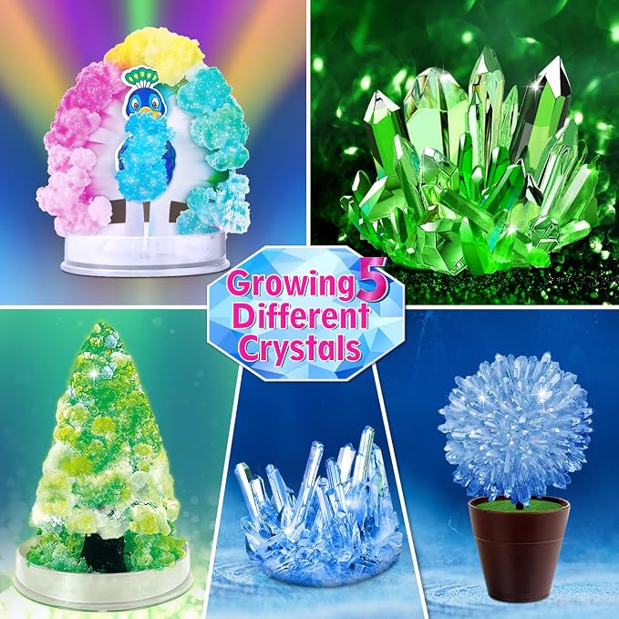 UNGLINGA Crystal Growing Experiment Science Kits for Kids | S.T.E.M Projects Learning Educational Toys Gifts Idea for Boys Girls
