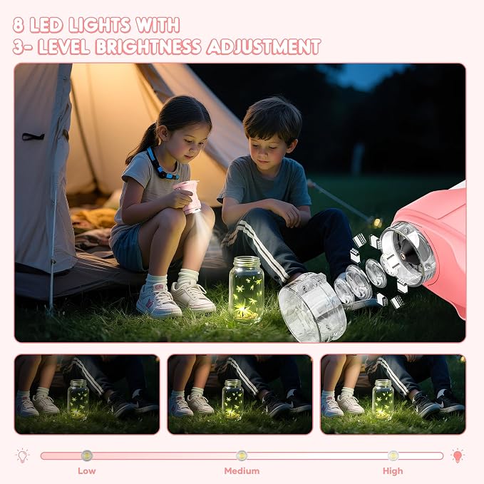 Kids Digital Microscope, 1000X with 2.4" IPS Screen | Explore Tiny Details with 1000X Magnification, a Bright 2.4" IPS Display, and Photo & Video Recording