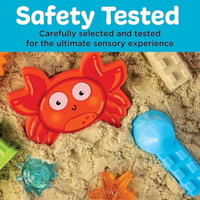 Creativity for Kids Sensory Bin: Beach - Toddler and Preschool Toys, Sensory Box with Toys for Toddlers, Kids Gifts for Toddler Boys and Girls (Ages 3+)