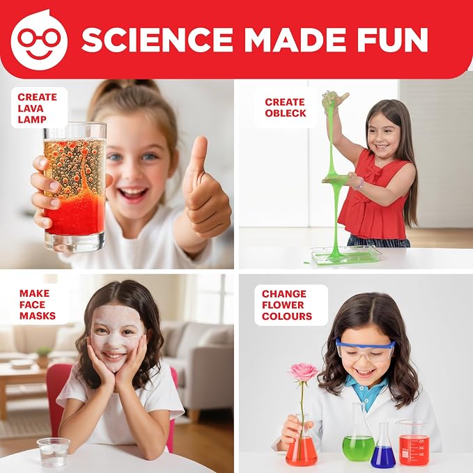 Doctor Jupiter Girls' First Science Experiments Kit for Kids Ages 4+ | Birthday Gift Ideas for Girls 4, 5, 6, 7, 8 Year Olds, Science Kits for Kids Ages 5-7, STEM Educational Toys