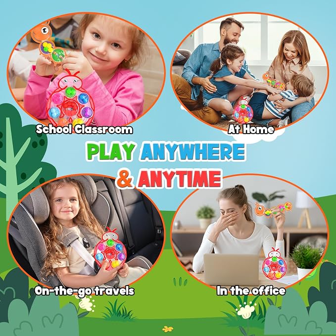 2Pcs Color Sorting Sensory Toys for Kids with Autism Toddler Toys for Airplane Travel Road Trip Preschool Montessori Toys Fine Motor Skills Easter Basket Stuffers Gifts for Kids Boys Girls