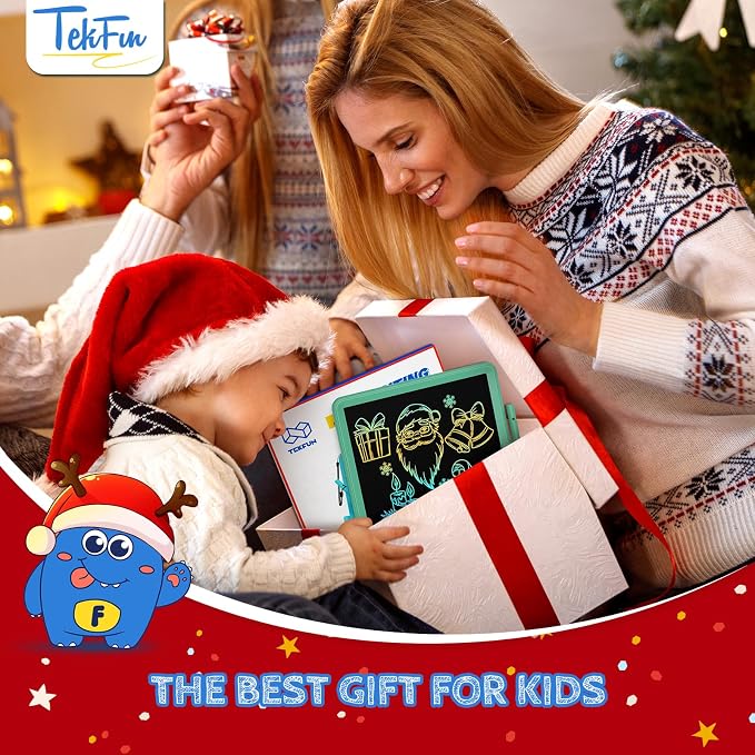 Kids Toys Toddlers Toys for Boys and Girls, 8.5in LCD Writing Tablets Drawing Pad for Kids, Light Doodle Pad Drawing Board for Toddlers, Gifts Toys for 3 4 5 6 7 Year Old Girls Boys(Green)