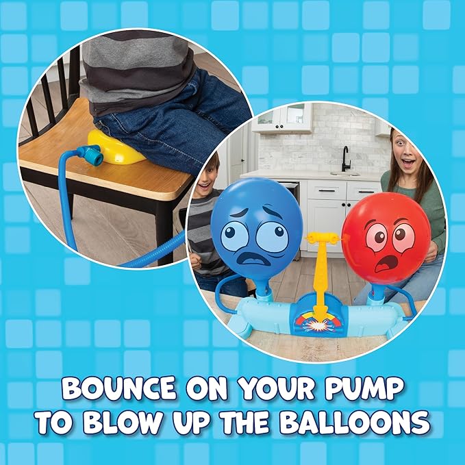 Rump Race Balloon Popping Battle Board Game Family Game Night, Party Game | Family Game, Kids Games, Multi-Player, Board Games for Family Night, Preschool Toys, Family Game Night, Travel Games,
