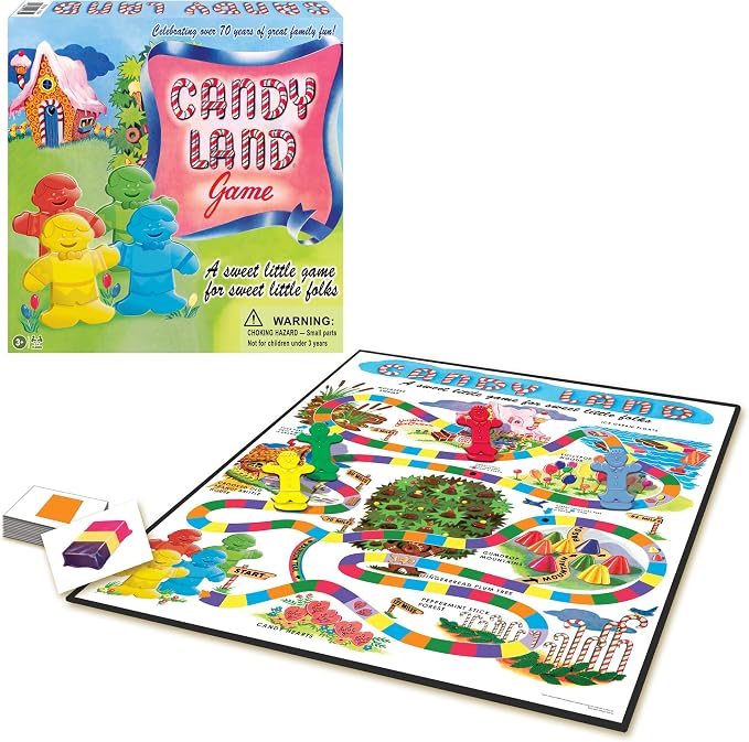 Winning Moves Games Candy Land 65th Anniversary Game, Multicolor (1189) 2-4 players | Over 70 Years, 2-4 Players, Ages 3+