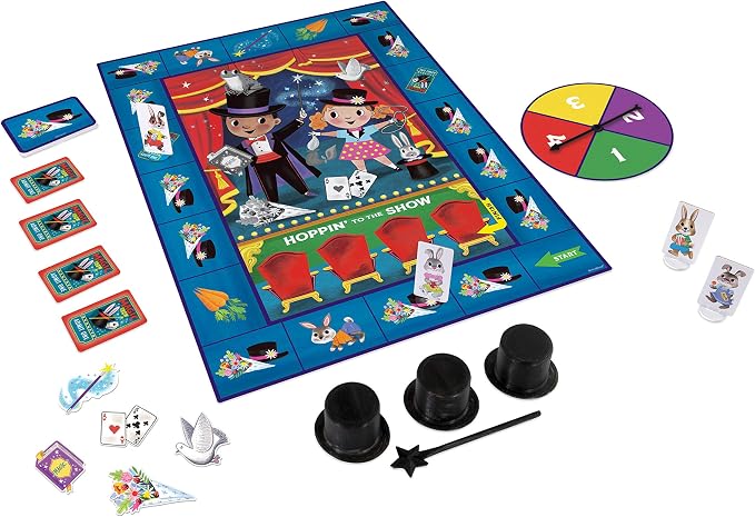 Peaceable Kingdom Hoppin' to the Show Cooperative Game for Kids