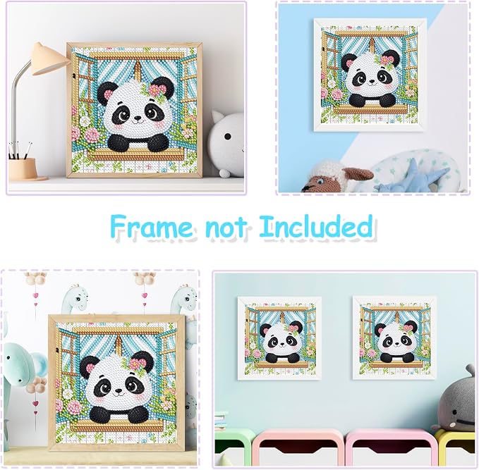Nardoll Diamond Art Kits - Arts and Crafts - Diamond Art Painting with Wooden Frame - GEM Art for Girls Boys Adults Beginners Home Wall Decor Gifts