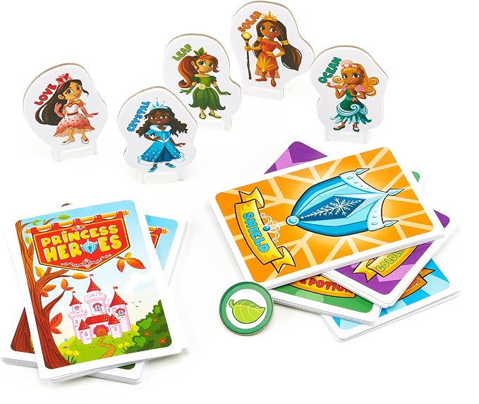 Princess Heroes Cooperative Board Game Kids Ages 4 and up, Help Princesses | Cooperative princess adventure. Kids work together to save the kingdom. Easy to learn and perfect for family fun time.