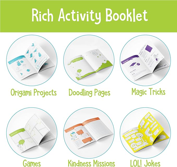 On The Go Box, Road Trip Travel Games Activity Box, Includes Card Games, Craft Kits, and Other 50+ Travel Activities for Kids and Family Ages 4+
