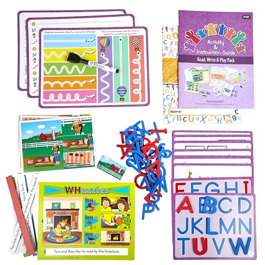 Really Good Stuff Family Engagement Reading, Read, Write & Play Pack | Ages 4+, PreK+
