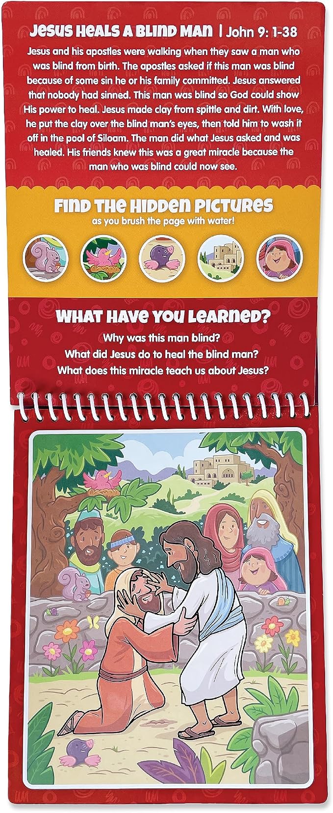 Water Reveal Coloring Scripture Book for Kids. (New Testament #2)