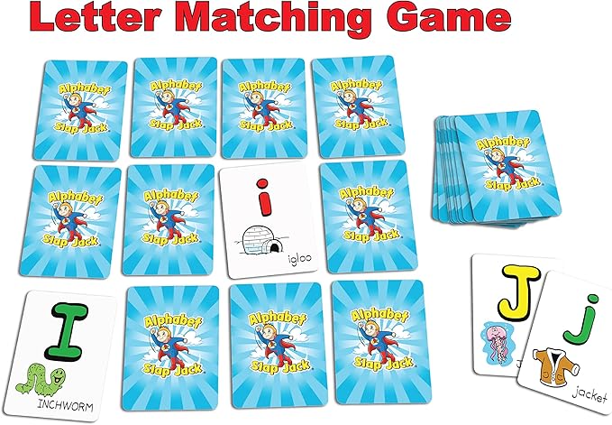 Alphabet Slap Jack® – Learn Letters with Alphabet Go Fish & ABC Matching