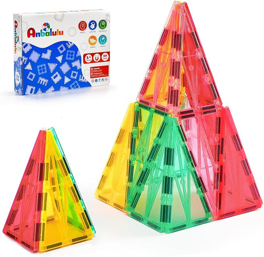 20 PCS Magnetic Right Triangles Expansion Pack – Essential Roof Shingles