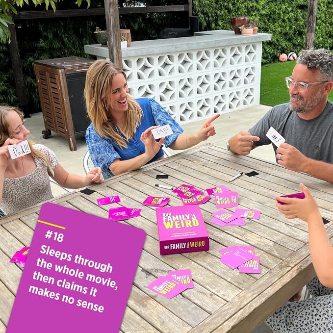 Our Family is So Weird | A Family Card Game to Decide Who’s Most Likely To