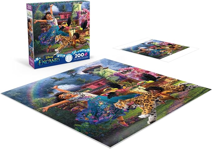 Ceaco - Disney Encanto Mirabel - 200 Piece Jigsaw Puzzle for Kids Ages 8-10 | Official Disney Licensed Art, Made in the USA, Recycled Board, Poster Included, 15 in x 11 in, Giftable