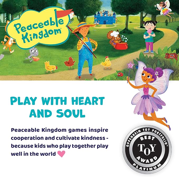 Peaceable Kingdom The Fairy Match Game - an Enchanting Board Game for 2-6 Kids Ages 5+ | Enchanting matching game—collect fairy cards and race to fill your garden. Builds memory and matching, ages 5+