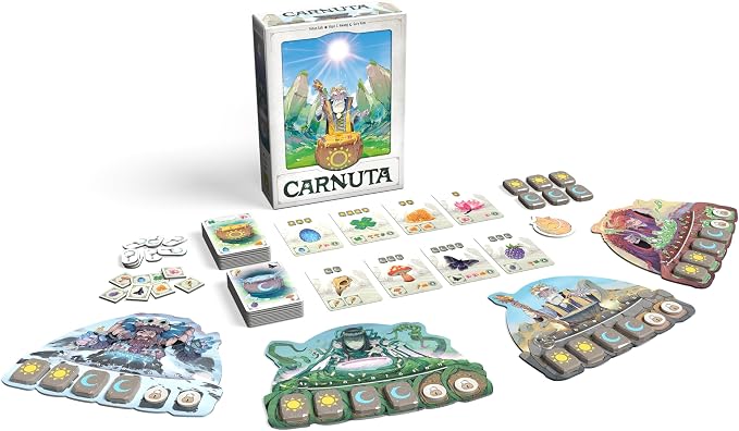 Carnuta Board Game | Potion Brewing Strategy Game with Acrylic Runes, Family Fun for Kids & Adults, Ages 10+, 2-4 Players, 30 Minute Playtime