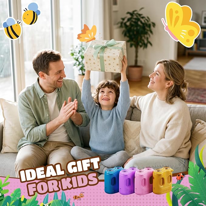 1000X Digital Microscope for Kid Handheld: 2-in-1 Telescope Portable STEM Toy - Birthday Gift for Boy Girl - Science Kits 10X Magnifying Glass for Age 3-8 8-12 USB Gadget Pink