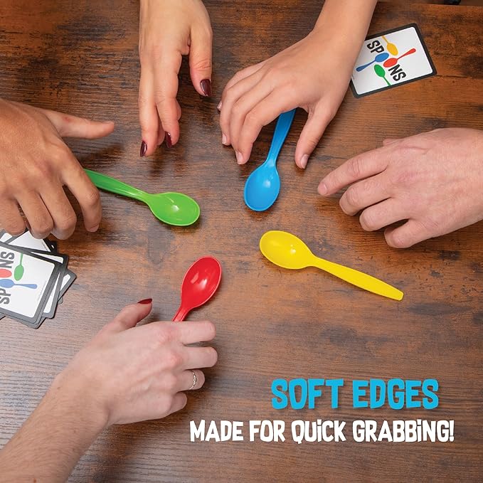 Spoons in a Case Playing Card Games for Kids Deck of Cards Fun Family Games