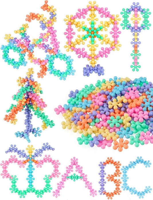 100PCS Building Blocks STEM Construction Toy, Macaron Colors | Solid Plastic Early Learning Creativity STEM Toy, Safe Material, Educational Toy for Kids