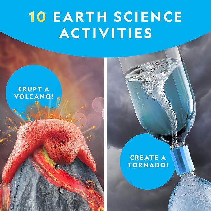 National Geographic Mega Science Lab with 75 Experiments for Kids 8-12 | Earth Science, Chemistry Set, Science Magic, Easy Experiments, STEM Projects, Science Kit for Kids, Birthday Gift