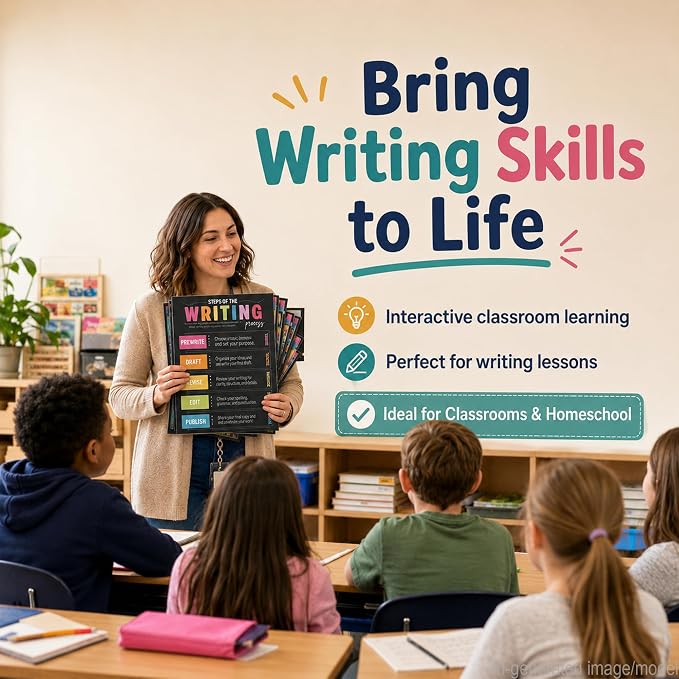 Writing Strategy Posters Set of 6, ELA Classroom Must Haves, 11x16 | ela posters, ela classroom must haves, races writing strategy poster for classroom, ela posters for middle school