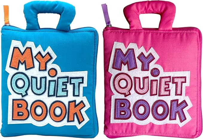 My Quiet Book for Toddlers (Pack of 2) - Travel Essentials for Toddlers 1-3
