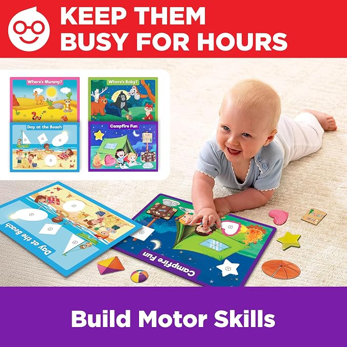 Doctor Jupiter My Big Box of Learning for Kids Ages 1-3 Year Old | Set of Board Books and Fun Activities, Birthday Gift Ideas for Boys & Girls 1,2,3, Year Olds, Toddler Educational Activities