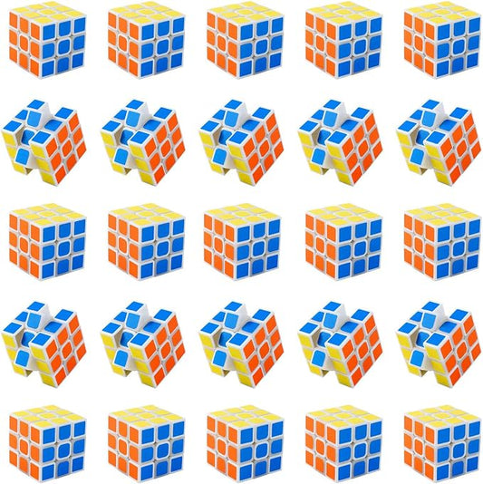 Mini Cube 12 Pack Puzzle Party Favors for Kids Birthday Party Favors, Magic Cube Classroom Prize for Students & School Rewards, Stress Relief Toys Easter Christmas Stocking Goody Bag Filler