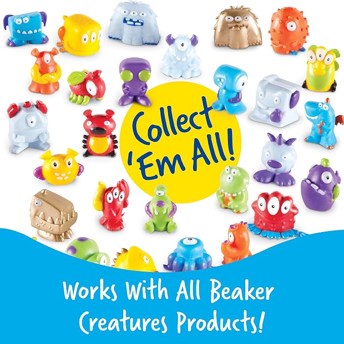 Learning Resources Beaker Creatures Liquid Reactor Super Lab | STEM Toys, Classroom Must Haves, Science Activities, Physics and Chemistry Set, Homeschool Supplies