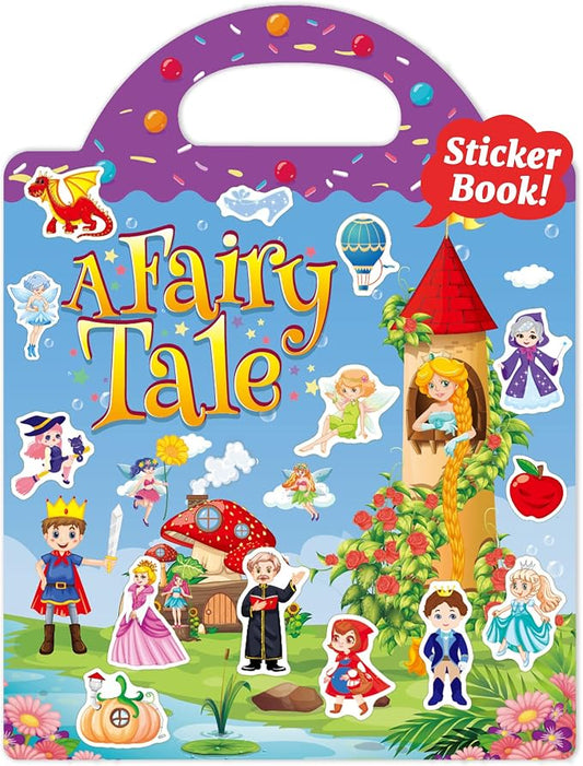 Benresive Reusable Sticker Book for Toddlers, Travel Stickers for Kids | Toddler Toys, Boys Girls Birthday Gifts, Airplane & Road Trip Essentials Kids, No Mess Waterproof Toddler Crafts Activities
