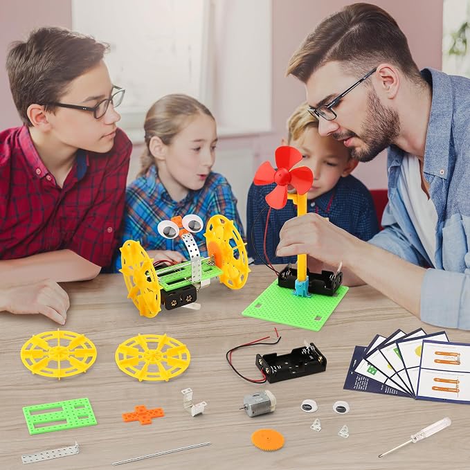 STEM Robotics Science Kits for Kids Ages 8-12 8-10, STEM Toys for Boys 8-13 | Build A Engineering Robot Building Toys Science Experiments Projects, Crafts for 8 9 10 11 Year Old Boys Birthday Gifts