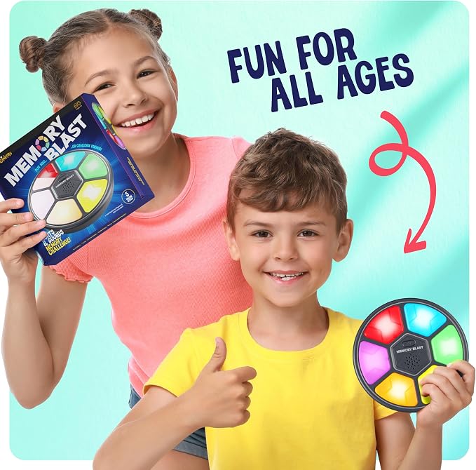 Memory Game for Kids - Gifts for Boys & Girls - 6 7 8 9 10 11 Year Old Boy Birthday Gifts - Toys for 10 Year Old Boy - Handheld Car Travel Road Kids Game for Ages 4-8, 6-8, 8-12 Years