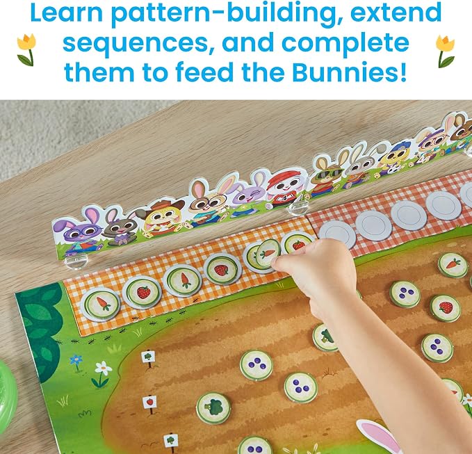hand2mind Bunny Brunch, Cooperative Board Games, Toddler Educational Toys, Kindergarten Math Games, Preschool Learning Activities, Indoor Recess Games for Classroom, Easter Gifts for Kids