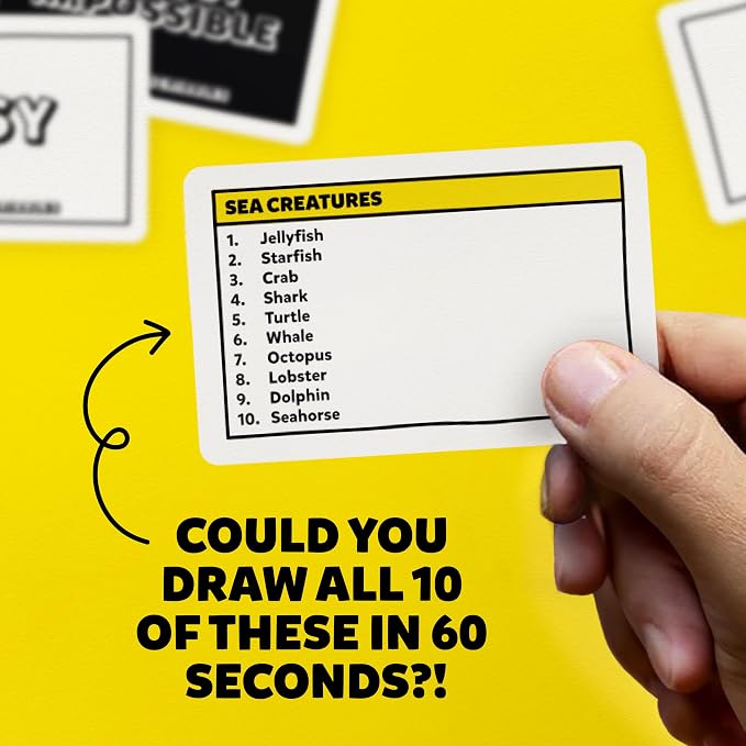 Six Second Scribbles: The frantically Fast and fantastically Fun Drawing Game | A Family Friendly Party Game for Children, Teens and Adults (New Edition)