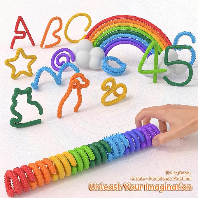 14Pack Fidget Toys Bulk , Stimmy Sticks & Sensory Slap Bracelets for Kids, Sensory Toys for Stress Anxiety Autistic ADHD, Quiet Fidgets for Classroom Prize for Kids 8-12, Calm Down Corner Supplies